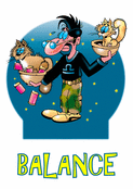 &Eacute;quilibre comique du signe de la Balance